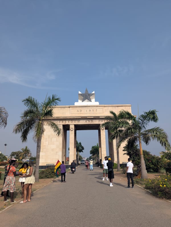 Postkarte aus Accra